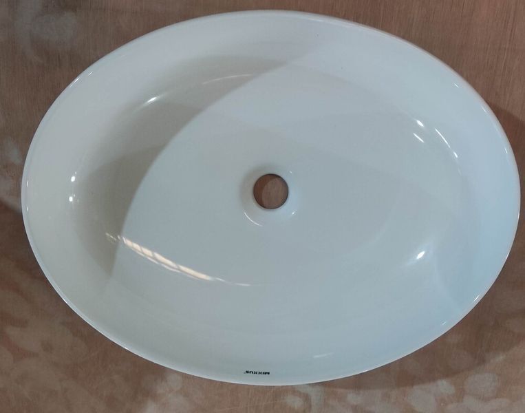Раковина накладна MIXXUS PREMIUM ELLIPSE-0102 515х400х130mm (MP6551) MP6551 фото