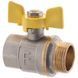 Кран кульовий FERRO PL 3/4" ГШМ газ art. 607 (латунна куля) (FE0561) FE0561 фото 2
