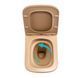 Унитаз подвесной Tern Ultra Quiet 490&times;365&times;325&nbsp;мм, Beige, с сиденьем Slim Duroplast / Soft-close / Quick Release QT17332303ASSB Qtap SD00054290 фото 6