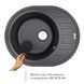 Кухонна мийка Lidz 620x500/200 BLA-03 (LIDZBLA03620500200) SD00039771 фото 5