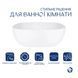 Комплект Qtap Kolibri: Раковина накладная 400x400x140 мм, White, квадратная + Донный клапан Pop-up PU02 SD00054590 фото 3