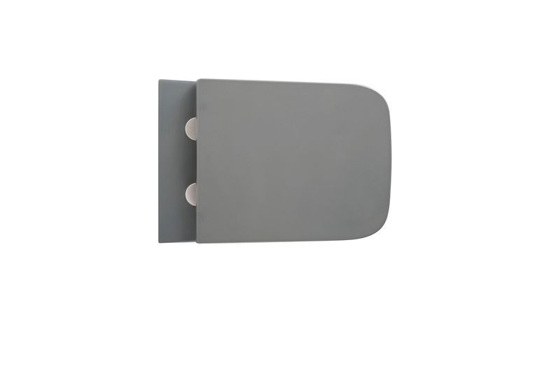 Унітаз підвісний MIXXUS PREMIUM QUADRO-0305-R GRAY 510x350x345mm система змиву RIMLESS (MP6656) MP6656 фото