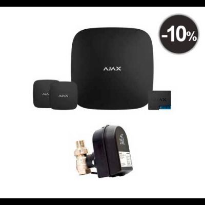 Ajax Hub2 + LeaksProtect (2 шт.) + WallSwitch + Кран з електроприводом Honeywell 220 One ДК20 (HAV20) 1462763334 фото