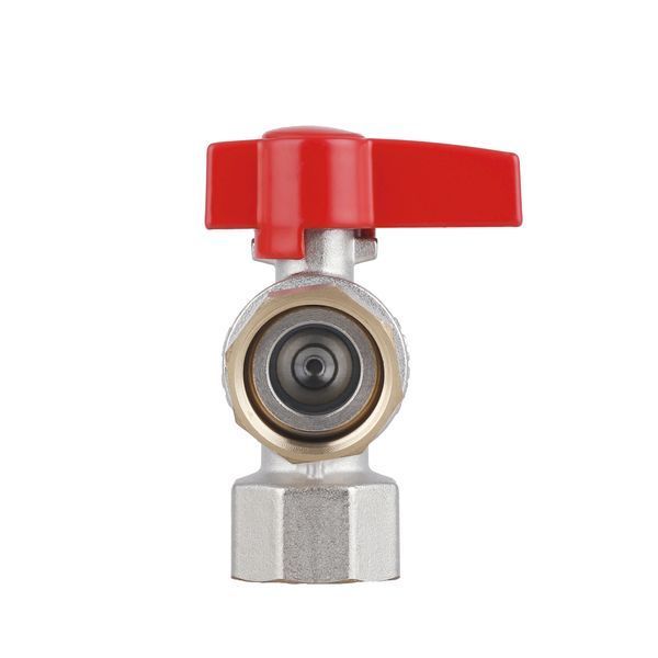 Кран шаровой Thermo Alliance Standart 3/4"ВВ угловой, PN40, с накидной гайкой TAS223W20 SD00054690 фото