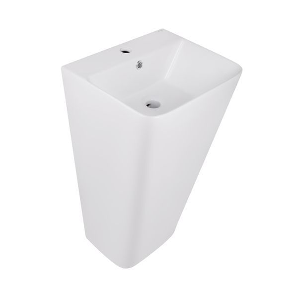 Раковина напольная моноблок Qtap Tern 440х380х830mm White QT1711G302WN SD00053088 фото