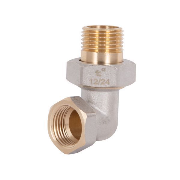 Сгон-американка Thermo Alliance Base 1/2"ВН угловой, никель SD191W15 SD00008337 фото
