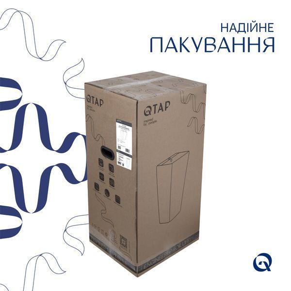 Раковина напольная моноблок Qtap Tern 440х380х830mm White QT1711G302WN SD00053088 фото