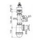 Сифон Alcaplast A441-DN50/40 для мойки c нержавеющей peшёткой 1385751270 фото 3