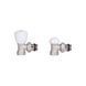 Комплект радіаторних кранів Thermo Alliance Standart 1/2" ВН кутовий TAS232W15 SD00053598 фото 4