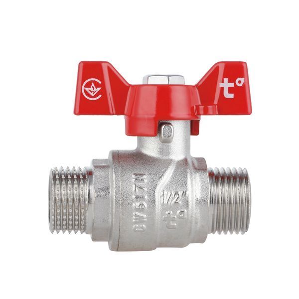 Кран шаровой Thermo Alliance Forte 1/2" НР для воды (бабочка) SF606W15 SD00010579 фото