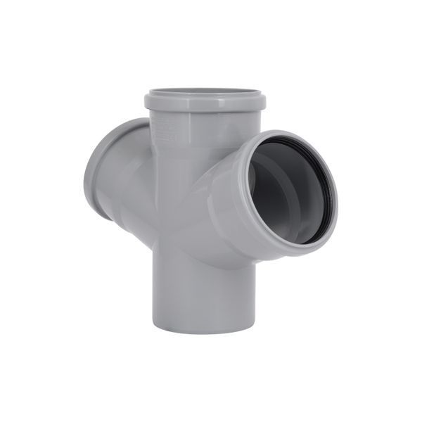 Крестовина канализационная Ostendorf-OSMA HT-System PLUS d110/110/110/110&times;67&deg; SD00057207 фото