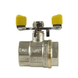 Кран шаровой СК 3/4" ГГМ YELLOW art. 602 (SK0098) SK0098 фото 1