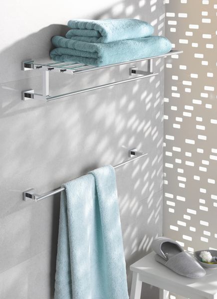 Полиця для рушників у ванну Grohe Essentials Cube New (40512001) 40512001 фото