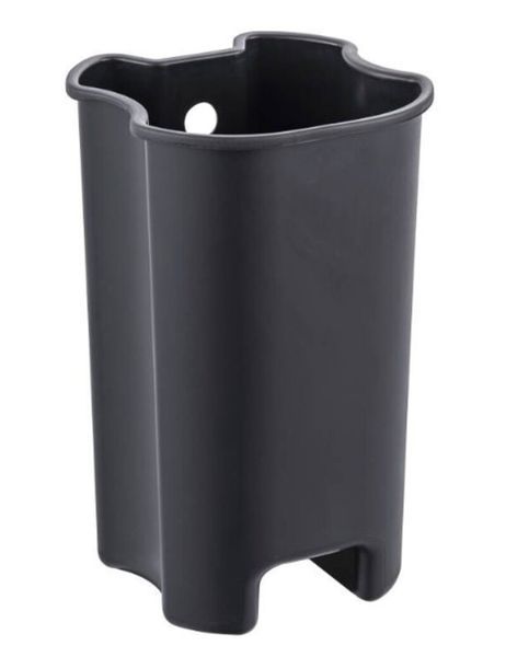 Відро для сміття з плавним закриттям овальне Zerix Prime-TC0105 Black 5л колір чорний (ZX5902) ZX5902 фото