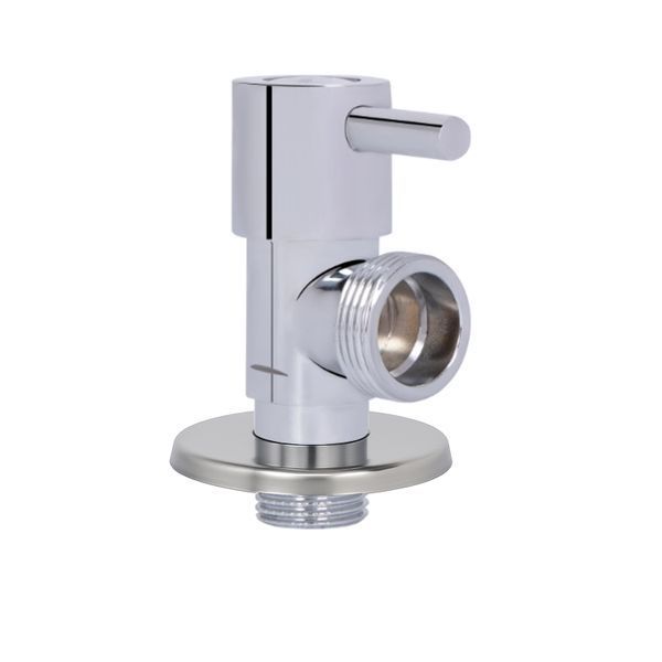 Кран угловой Thermo Alliance Standart (ручка палочка) с керам.буксой 1/2"Н х 1/2"Н SF343W1515 SD00053527 фото