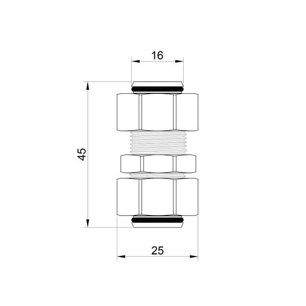 Перехідник обтискний SD Plus 16х16 SD152W1616 SD00002619 фото