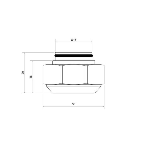 Евроконус Icma 15х3/4" для медной трубы №93 SD00021657 фото