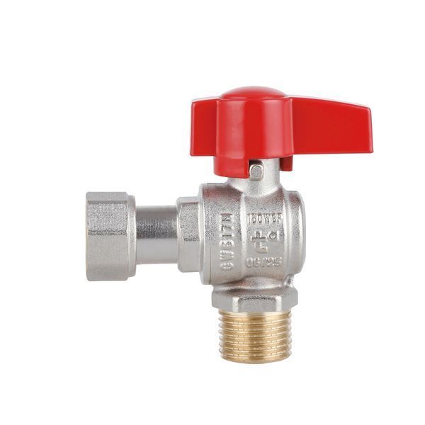 Кран шаровой Thermo Alliance Standart 1/2"ВН угловой, PN40, с накидной гайкой TAS224W15 SD00054687 фото