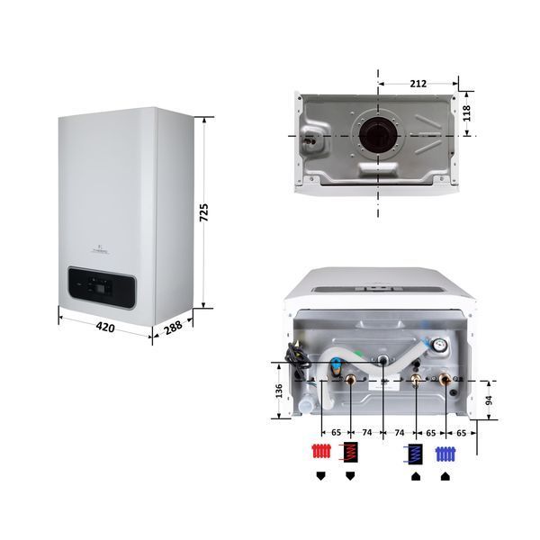 Котел газовый Thermo Alliance Ewa System 28 кВт (Одноконтурный,Condensing) SD00055955 фото