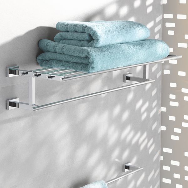 Полиця для рушників у ванну Grohe Essentials Cube New (40512001) 40512001 фото