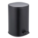 Відро для сміття з плавним закриттям овальне Zerix Prime-TC0105 Black 5л колір чорний (ZX5902) ZX5902 фото 1