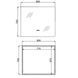 Зеркало Qtap Taurus (TA2) 800&times;700 мм с LED-подсветкой Touch, с антизапотеванием, с диммером, рег. темп. цвета (3000-6500K) QTTAU70070048955 SD00055079 фото 2