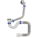 Сифон для ванни MIXXUS SV-03-A 1 1/2" прямоточний з пластиковим випуском та переливом (MI8200) MI8200 фото 1