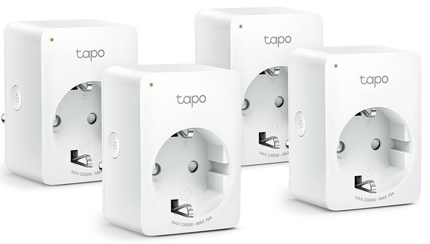 Розумна Wi-Fi розетка TP-Link Tapo P100 (TAPO-P100-4-PACK) 54015/52902 фото