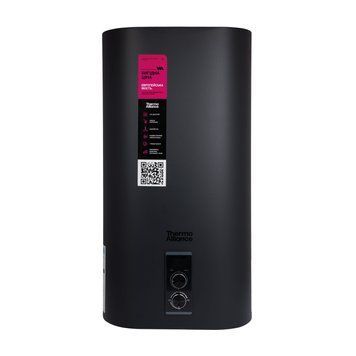 Водонагреватель электрический Thermo Alliance 50 л Black, плоский вертикальный, мокрый ТЭН 2 кВт (0,8+1,2) DT50V20G(PD)/2В SD00054752 фото