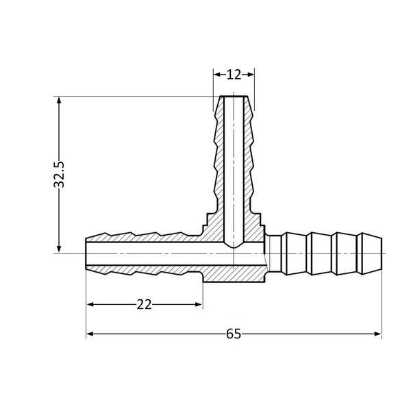 Тройник Thermo Alliance Standart 12 SD41712 SD00047865 фото