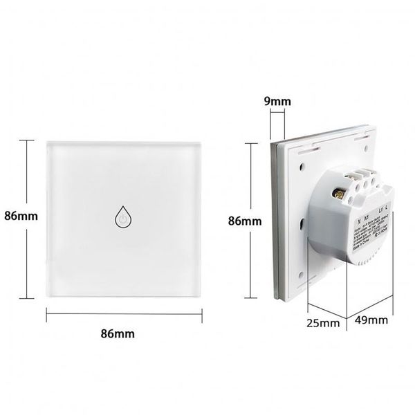 Контролер для бойлера Thermo Alliance (16А) с WiFi WS-EU-BW SD00049555 фото