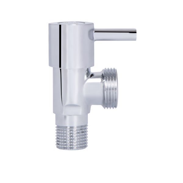 Кран угловой Thermo Alliance Standart (ручка палочка) с керам.буксой 1/2"Н х 3/4"Н SF343W1520 SD00053530 фото