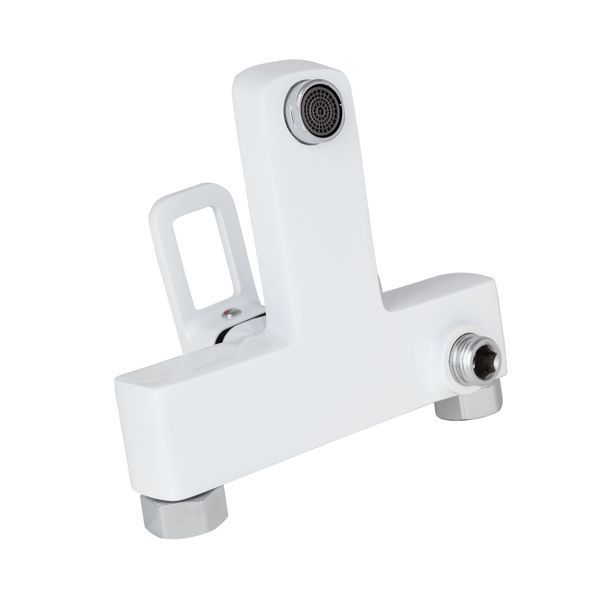 Змішувач для ванни Lidz Wawel 006 (з душовим гарнітуром) (k35) LDWAW006WHI45398 White SD00051522 фото