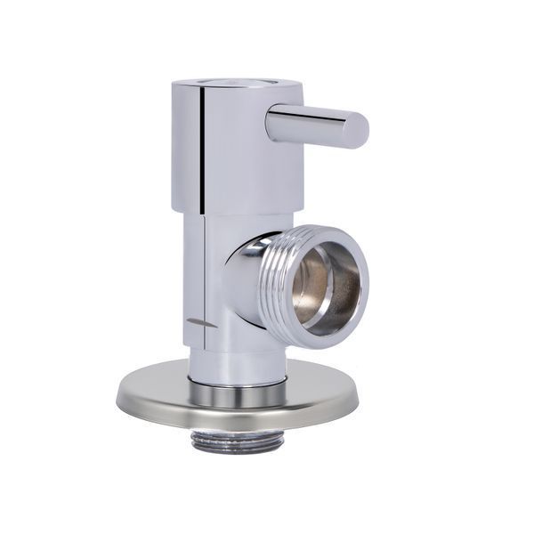 Кран угловой Thermo Alliance Standart (ручка палочка) с керам.буксой 1/2"Н х 3/4"Н SF343W1520 SD00053530 фото