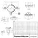 Хомут Thermo Alliance Standart с черной резиной 1/2" (D20-25 мм) SD10015B SD00051758 фото 2