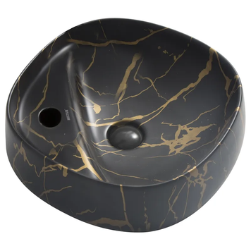 Раковина накладная MIXXUS PREMIUM WAVE-0201 MARBLE 430х430х150mm с отверстием под смеситель (MP6536) MP6536 фото