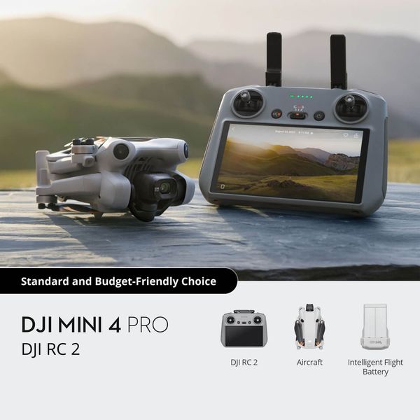 Квадрокоптер DJI Mini 4 Pro (DJI RC 2) (CP.MA.00000732.01) 16904/42795 фото