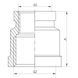 Муфта редукционная 1"x2" Koer KF.C1020 (KF0025) KF0025 фото 2