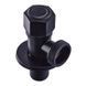 Кран для подключения сантехприборов Mixxus VAL-07-1/2x3/4 Black (MI6059) MI6059 фото 3