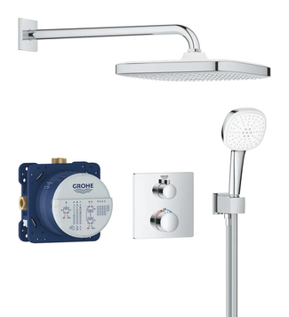 Душевая система скрытого монтажа с термостатом Grohe Grohtherm (34871000) 34871000 фото