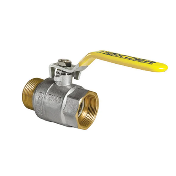 Кран шаровой KOER KR.215.G - 2" FM ГШВ YELLOW, ручка "рычаг" желтая (KR2716) KR2716 фото