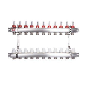 Колектор з витратомірами Thermo Alliance Standart 1" 11 виходів SD00411 SD00041510 фото