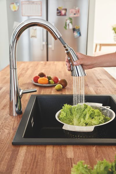 Смеситель для кухни с выдвижным изливом Grohe Zedra (32294002) 32294002 фото