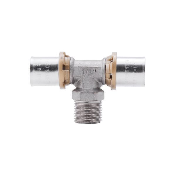 Трійник прес Icma 20х1/2"х20 ЗР №407 SD00009349 фото