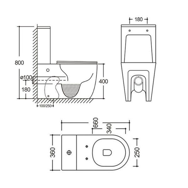 Унітаз підлоговий Qtap Grand Ultra Quiet безобідковий із сидінням Soft-close WHITE QT26228301W SD00052620 фото