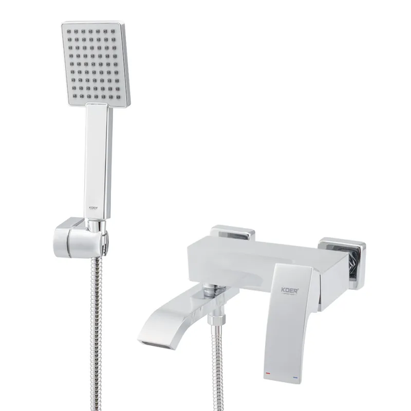 Смеситель для ванны с коротким изливом Koer KB-41007-01 (Цвет хром) (KR3454) KR3454 фото