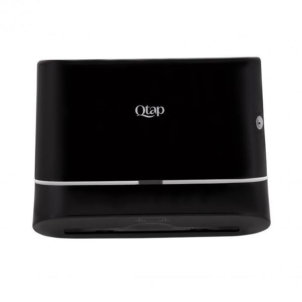 Тримач для паперових рушників Qtap Pohodli 300 мм QTDR600BP Black SD00042874 фото