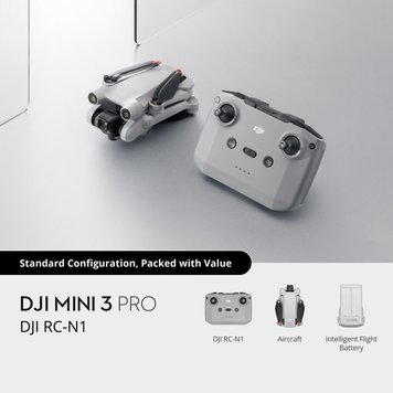 Квадрокоптер DJI Mini 3 Pro (DJI RC-N1) (CP.MA.00000488.01) 16905/47132 фото