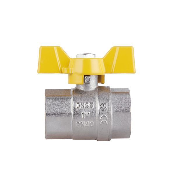Кран шаровой Thermo Alliance Standart 1" ВР для газа (бабочка) SD602NG25PN40 SD00031224 фото