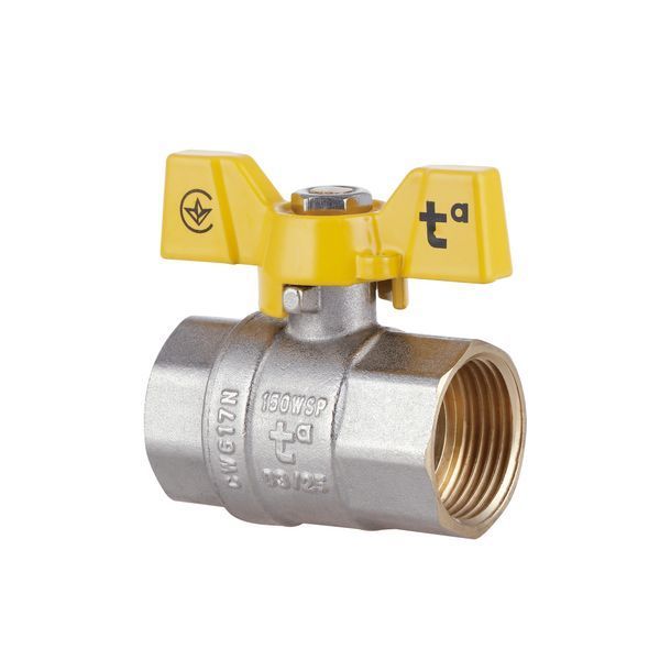 Кран шаровой Thermo Alliance Standart 1" ВР для газа (бабочка) SD602NG25PN40 SD00031224 фото